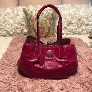 Pink coach bag